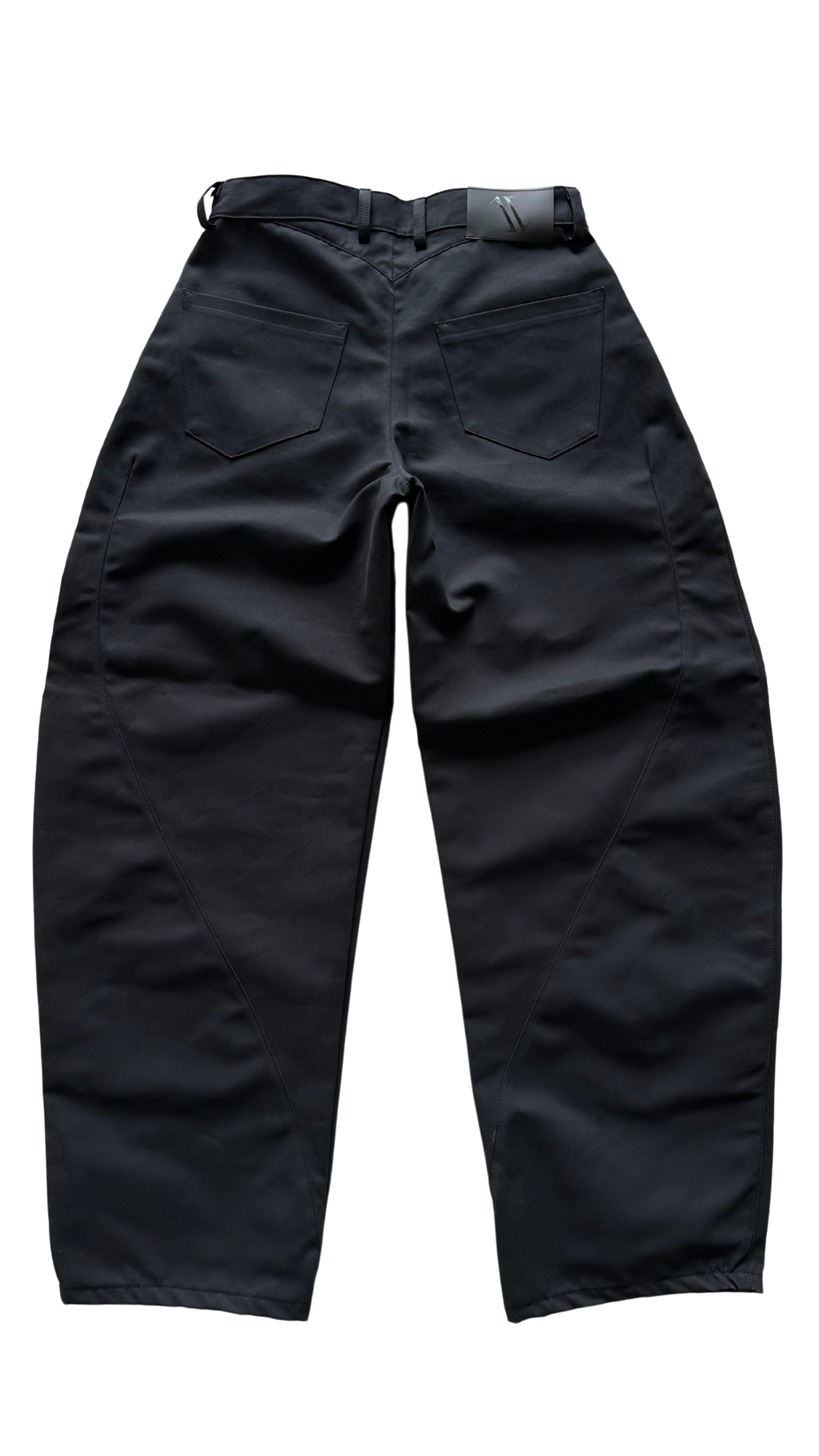 ASPHALT GREY BALLOON PANTS X LUCA DE SETA