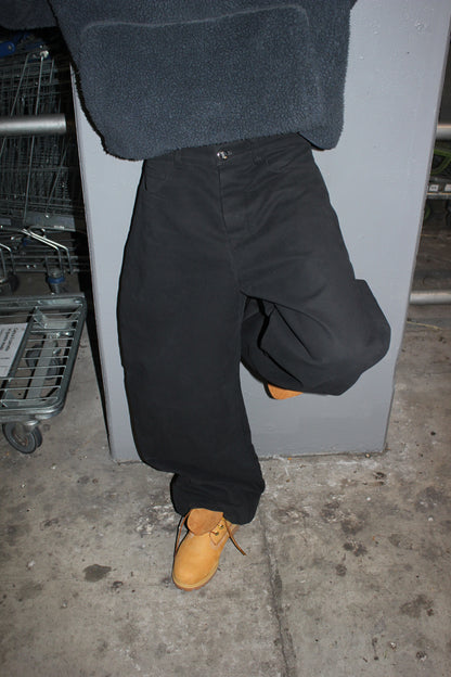ASPHALT GREY BALLOON PANTS X LUCA DE SETA